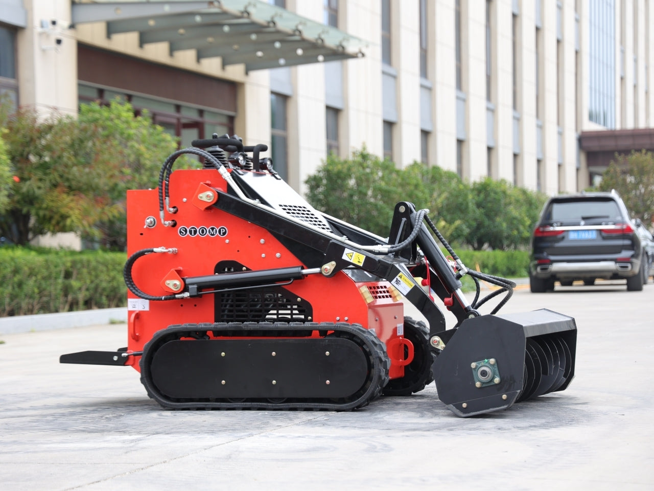 Skid Steer Loader Attachment Trench Filler