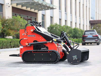Skid Steer Loader Attachment Trench Filler