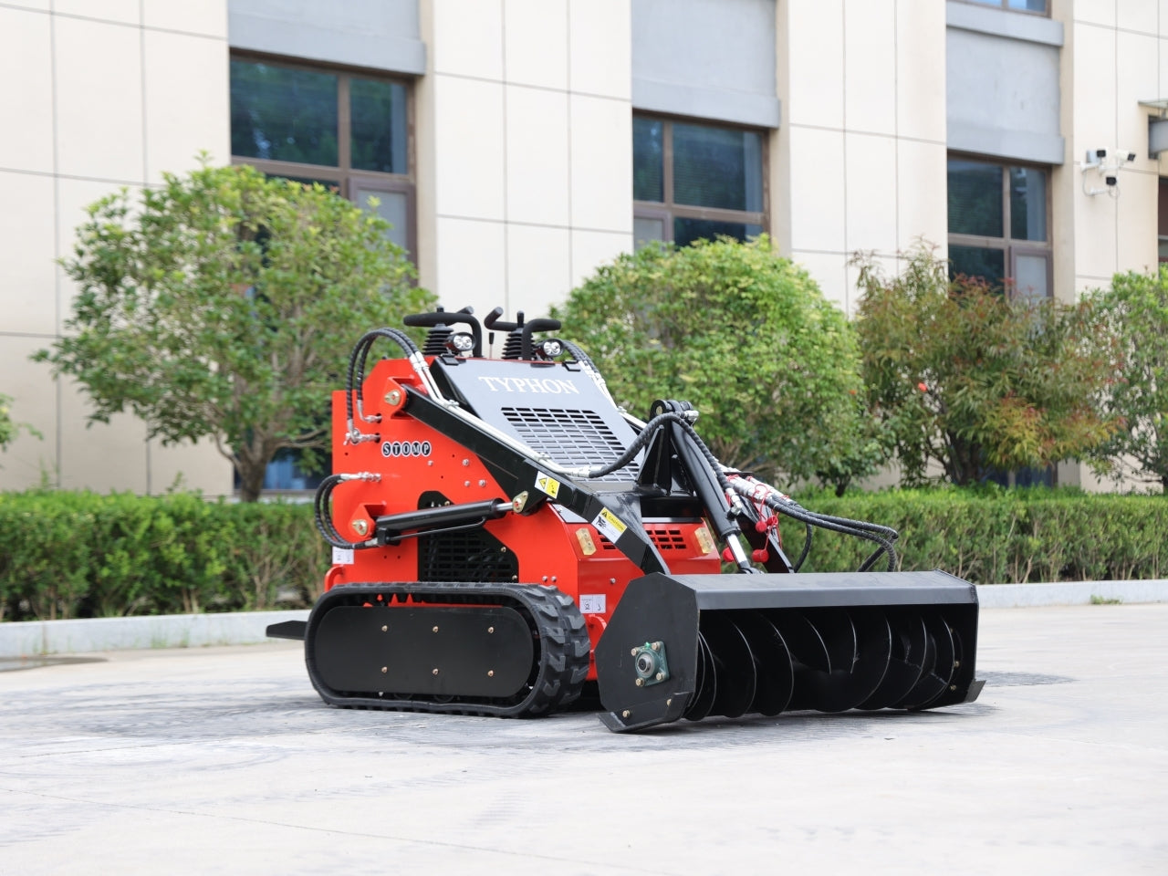 Skid Steer Loader Attachment Trench Filler