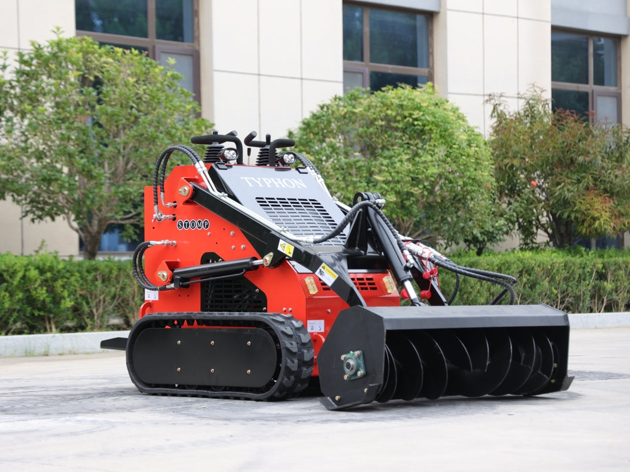 Skid Steer Loader Attachment Trench Filler