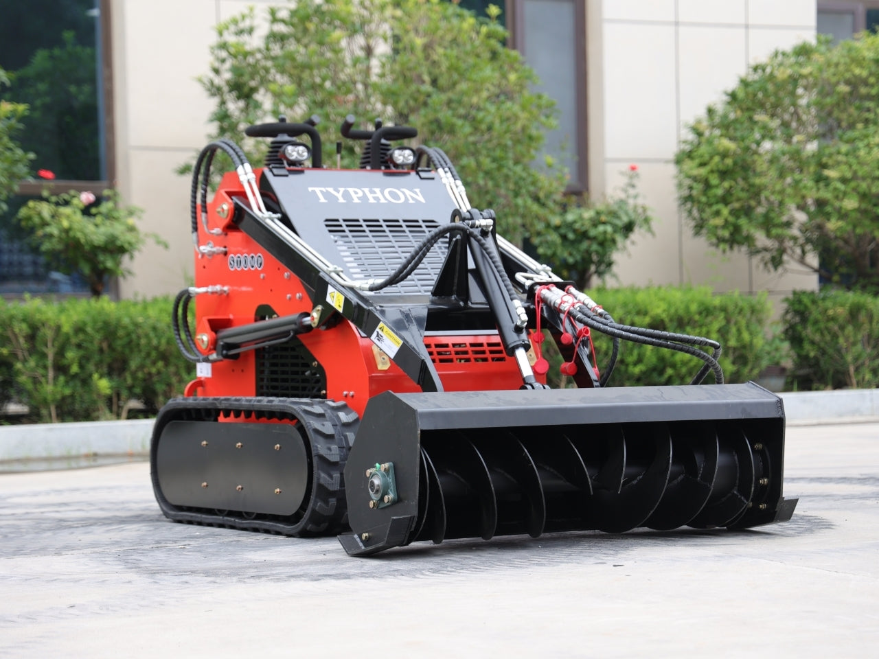Skid Steer Loader Attachment Trench Filler
