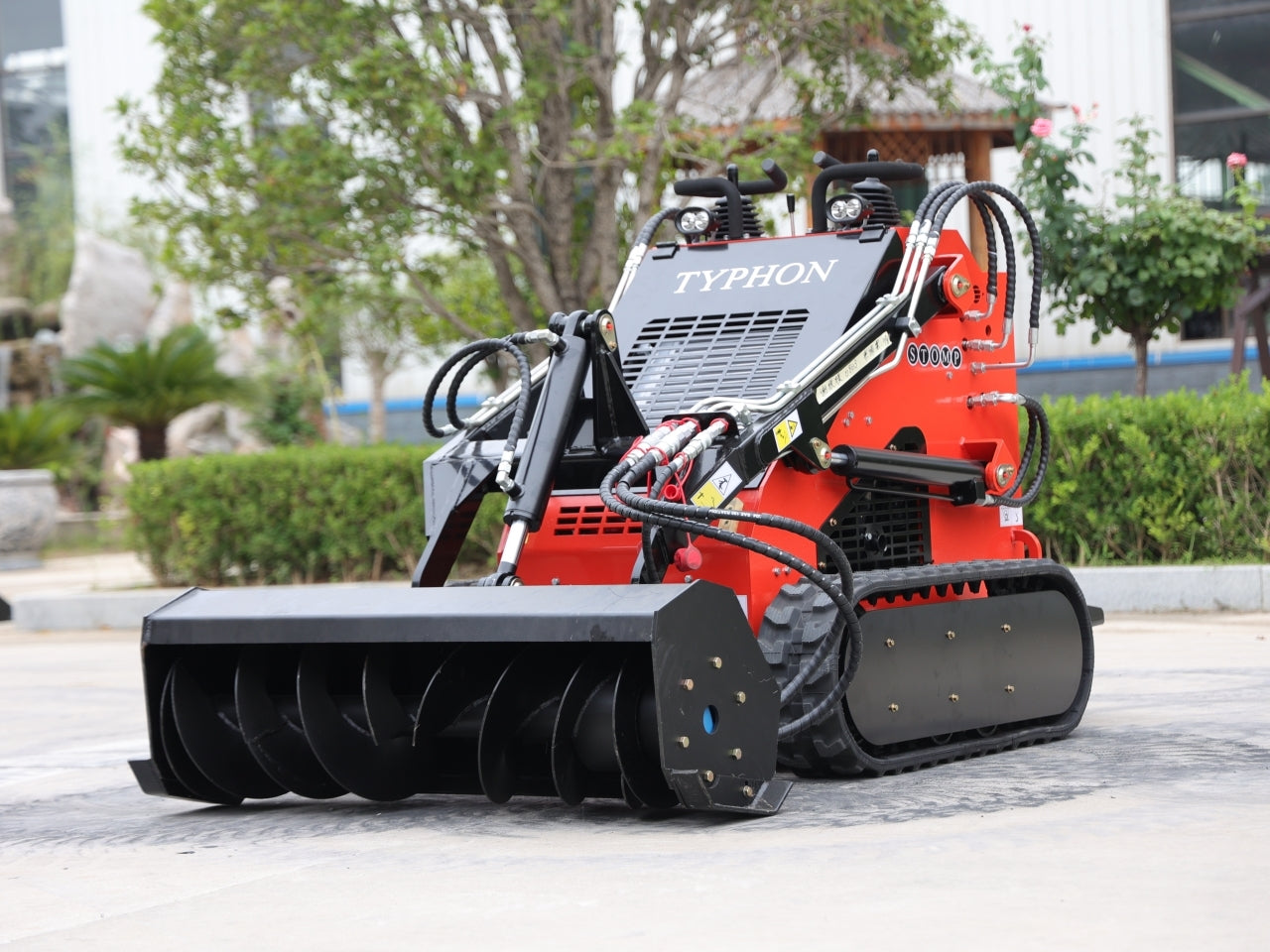 Skid Steer Loader Attachment Trench Filler