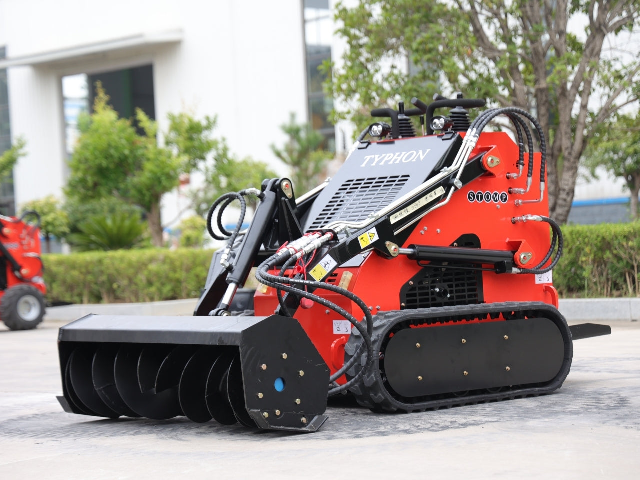 Skid Steer Loader Attachment Trench Filler