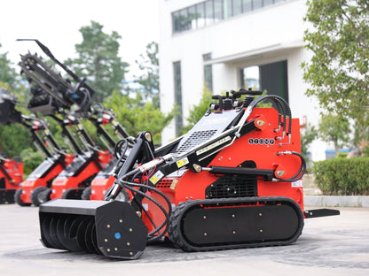 Skid Steer Loader Attachment Trench Filler