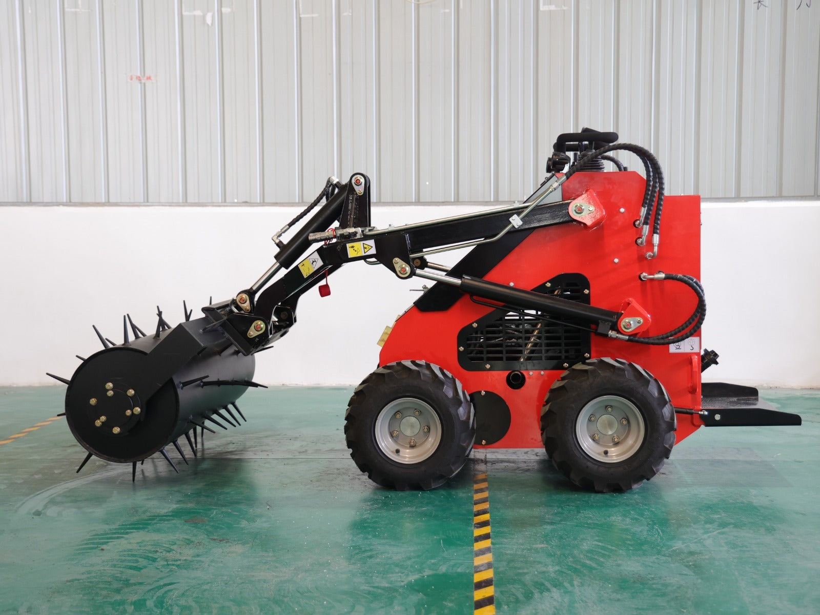 Skid Steer Loader Attachment Lawn Scarifier