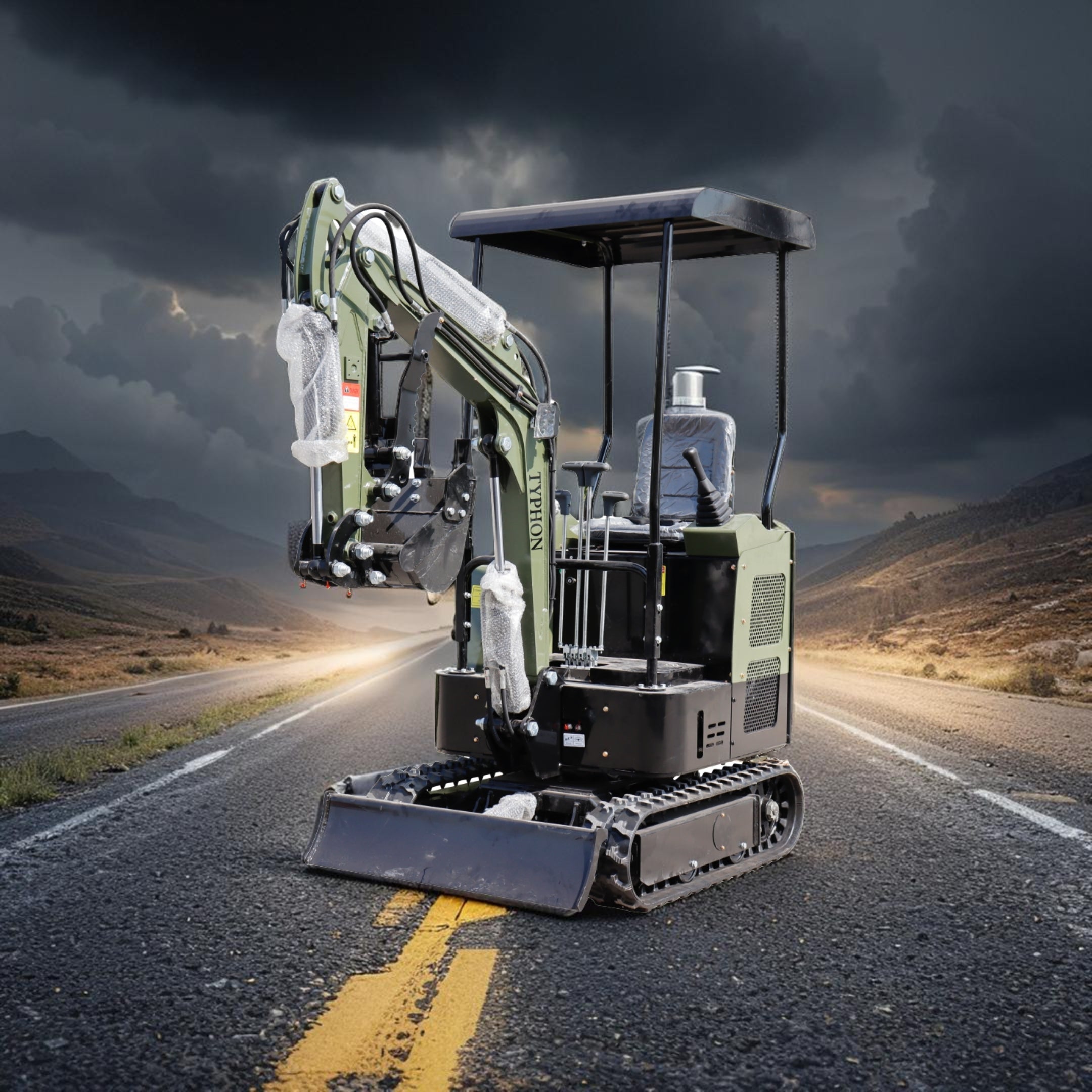 TYPHON TERROR XV STORM Mini Excavator – 1.05 Ton
