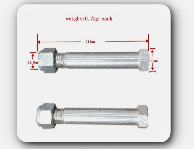 Pins for TYPHON Excavators Up to 2 Tons - Pack of 6
